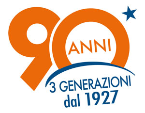 Logo dei 90 Anni Vittorino Bassi - Emmebistore Materiale Elettrico
