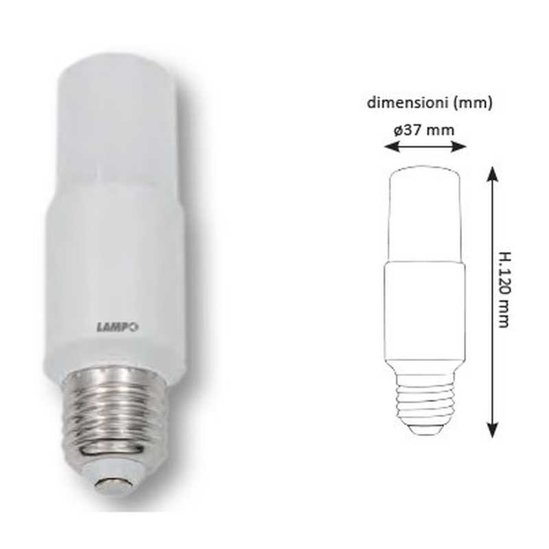 Lampada a Led dimensioni ridotte 11W Bianco caldo Lampo CO11WBC