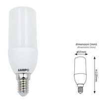 Lampada a Led dimensioni ridotte 11W Bianco caldo Lampo CO10WE14BC