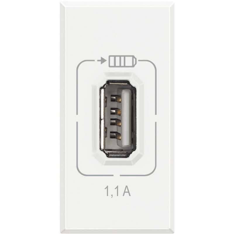Caricatore USB Bticino Axolute Bianca HD4285C1