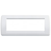 Placca Vimar Idea Rondo' 6 Moduli bianco brillante 16766.01