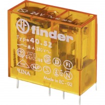Mini relè industriale per circuito stampato bobina 230V AC 2 contatti 8A Finder 40528230