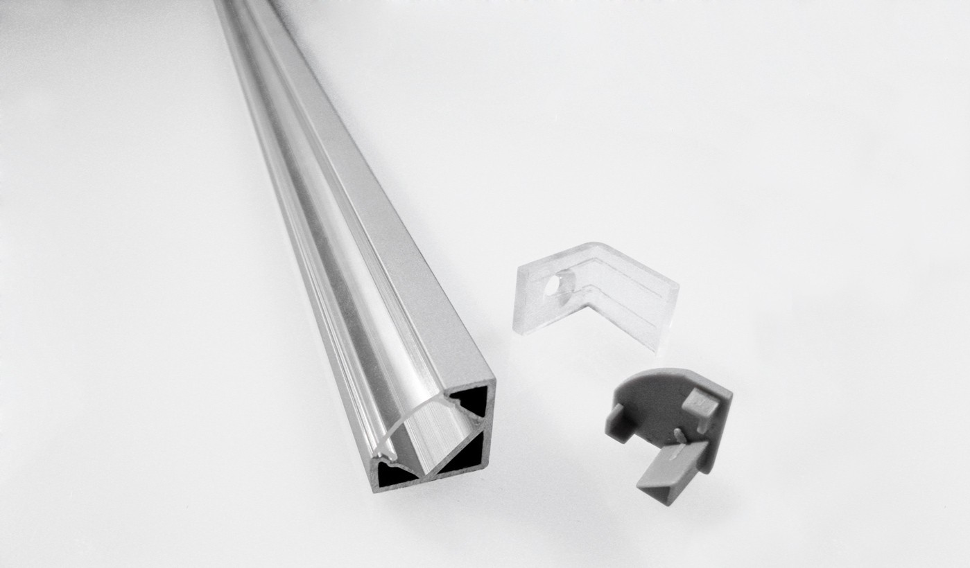 Profilo in Alluminio da 2Mt Diffusore Opale Nobile BARRA/6/S