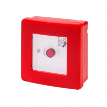 Centralino Stagno di Emergenza Rosso con Pulsante Illuminabile e 2 Contatti IP55 GW42201