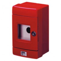 Centralino stagno di Emergenza Rosso con Foro Diametro 22mm IP55 GW42204