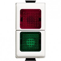 Portalampada con Diffusore Rosso/Verde Serie Civili Matix AM5064V
