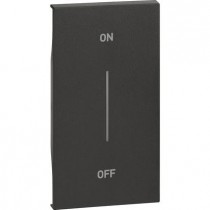 Cover con Simbolo On/Off Nero Bticino Living Now KG01MH2AG