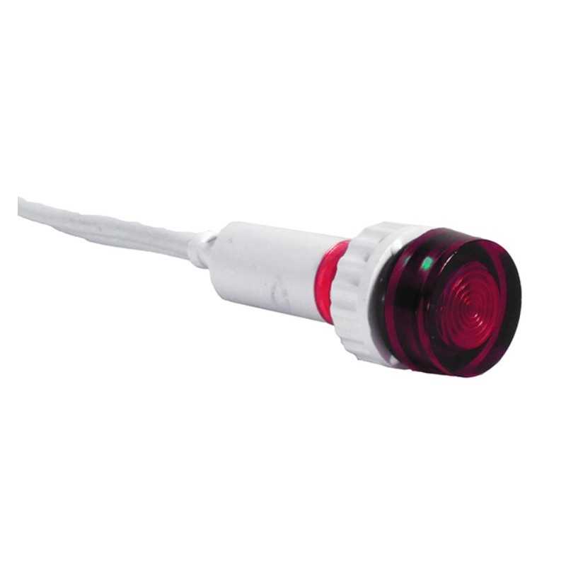 Segnalatore luminoso da pannello 24V rosso Lovato SM1X17024R