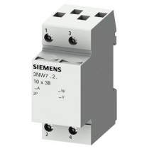 Sezionatore portafusibili 2 Poli 32A 10,3X38 2 Moduli Siemens 3NW7023