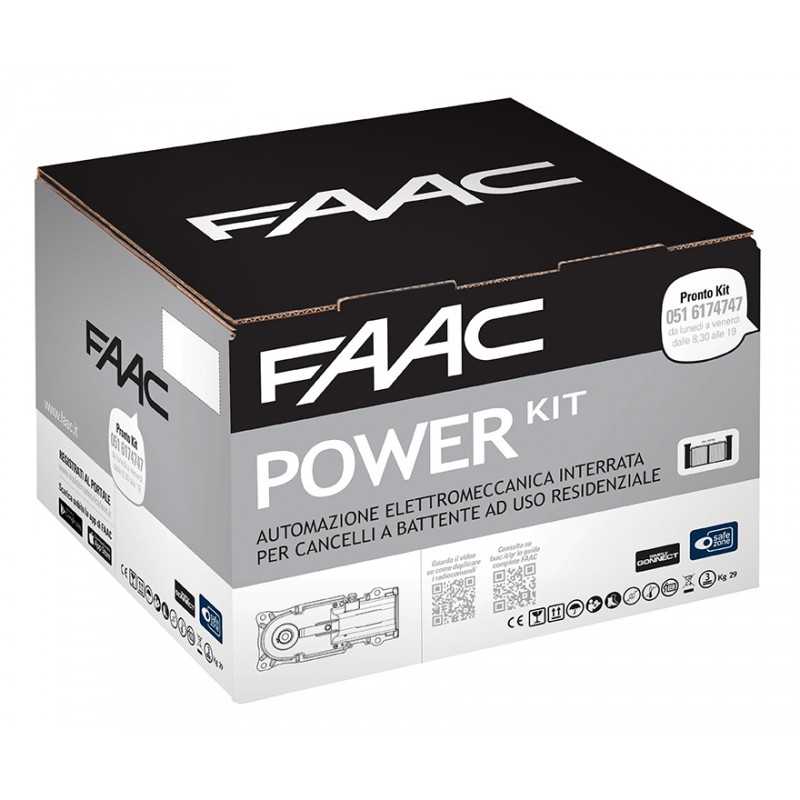 Power Kit Faac per automazione interrata di cancelli a battente fino a 500Kg