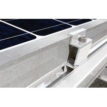 Morsetto Centrale in Alluminio per Fotovoltaico con Cornice Fischer PMC 38-44