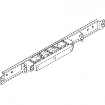 Portabarre lineare per barre verticali sul fondo 600 mm Bticino FBC/600N
