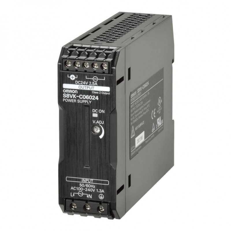 Alimentatore Switching Attacco Din 24V 60W Omron S8VK-C06024
