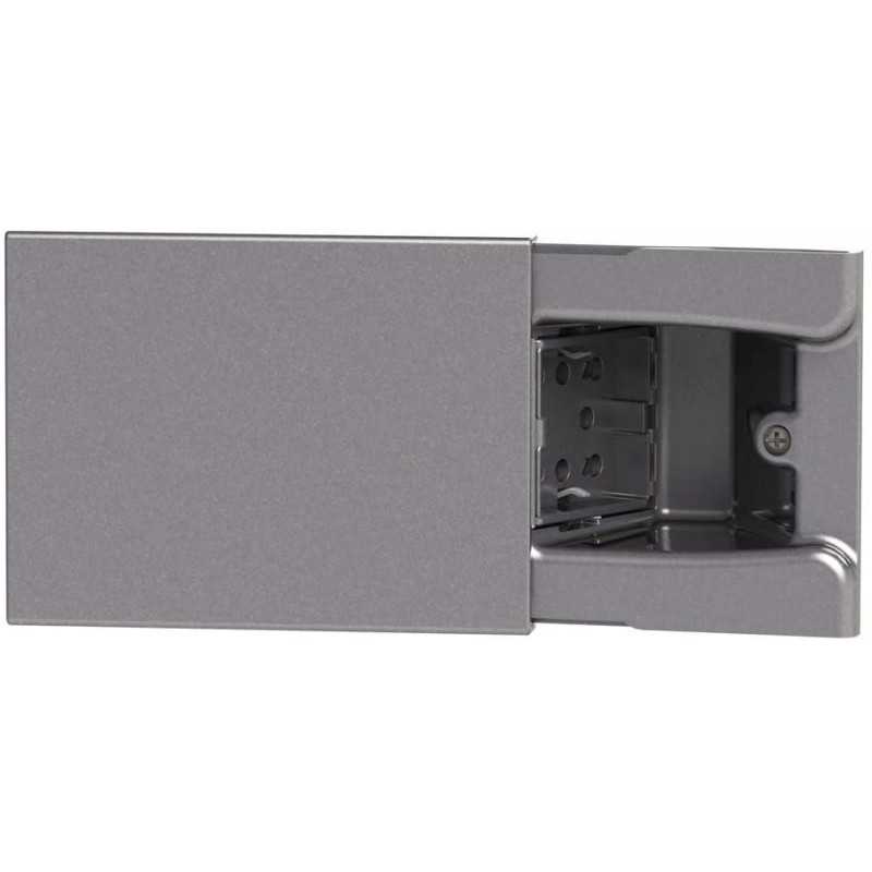 4Box HIDE grigio techno 3 moduli con presa multistandard integrata 4B.02.H21