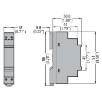 Alimentatore switching modulare 12 DC 0,83 A 10W LOVATO PSL1M01012
