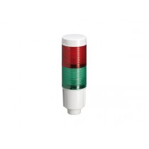 Colonna luminosa luce fissa led integrato verde/rosso 24 Vdc Lovato 8LT4K02BG