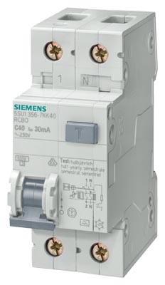 Magnetotermico Differenziale 16A 30ma 6kA Tipo A Siemens 5SU13567KK16