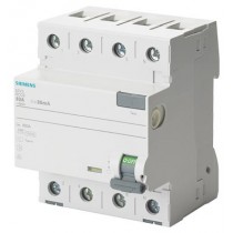Interruttore Differenziale puro 4P 40A 0,3 Tipo A  Siemens 5SV36446