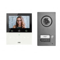Kit monofamiliare video Mikra2+monitor Wi-Fi VOG5W bianco 2voice Urmet 1784/716