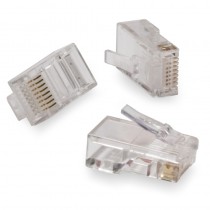 Plug 8P8C per connessioni RJ45 categoria 5e Master RJ4580602