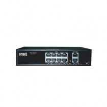 Switch Hub 8 porte PoE 10/100M e 2 porte 10/100/1000M Uplink Urmet 3000/402