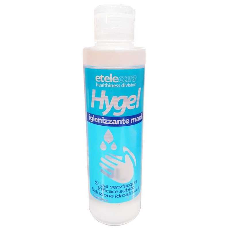 Igienizzante per lavaggio mani senza acqua Hygel 250 ml Etelec VS250