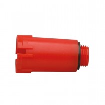 Tappo per collaudo impianto in plastica rosso 1/2" Luxor 50112102