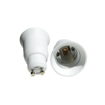 Adattatore per lampade attacco da GU10 a E27 250V 2A Bianco LAMPO ADGU10-E27