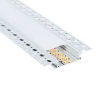 Kit profilo in alluminio taglio di luce XL di 2 metri per strisce led Lampo PRKITTLXLN