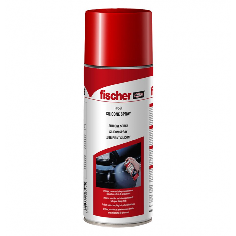 Spray silicone 400 ml FTC-SI idrorepellente e antistatico Fischer 00519663