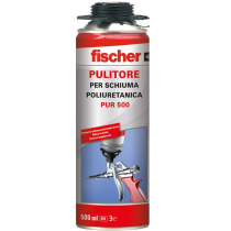 Pulitore per schiuma poliuretanica 500ml PUR 500 Fischer 00009286