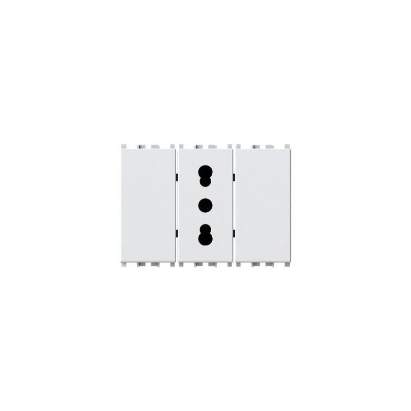 Bitappo Bianco compatibile con Vimar Plana 4BOX 4B.V14.BT