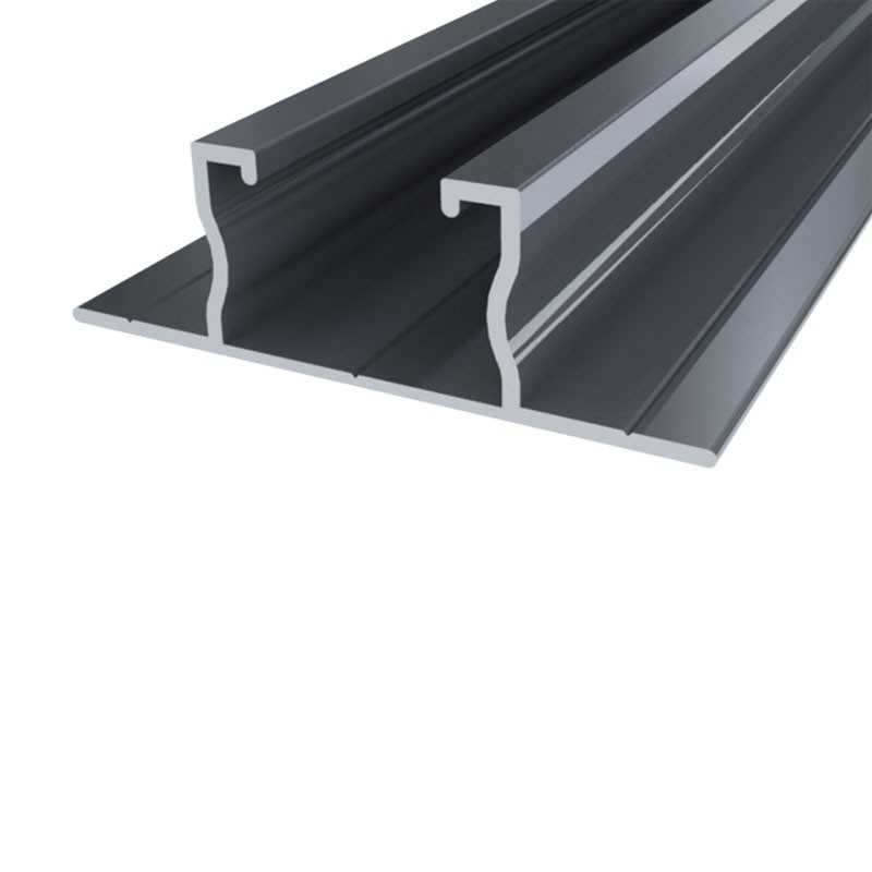 Profilo in Alluminio EASY WING SMALL per sostegno moduli fotovoltaici con guida 3.4 metri Orbis OB620042