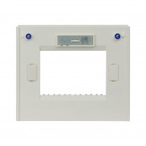 Supporto Bianco per placche smart touch a scivolo 3 moduli LED luminoso AVE 44ASMTC03B