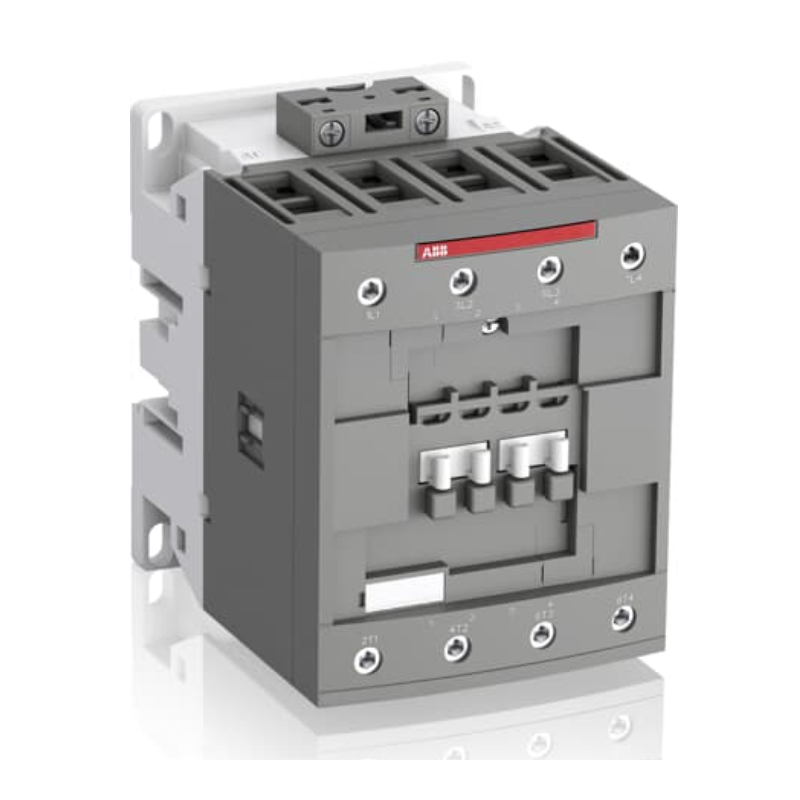Contattore industriale quadripolare bassa tensione AC1 125A AC3 80A 100-250V AC/DC ABB AF80400013