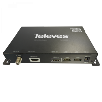 Modulatore HD DVB-T con ingresso e uscita HDMI e 2 USB Televes 585301