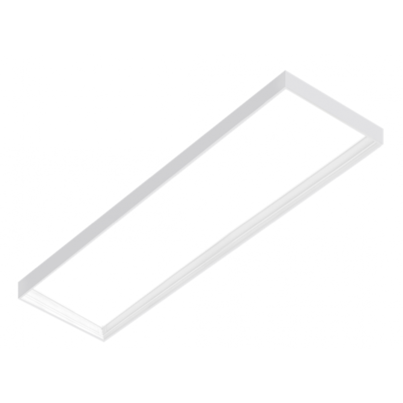 Kit plafone Bianco 1202x302x70mm per installazione a soffitto pannelli LED PQA/PQAB CENTURY KIT-PLFB120