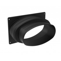Collarino ovale per plenum modulo C3 diametro 125/150mm Tecnosystemi PWD500009