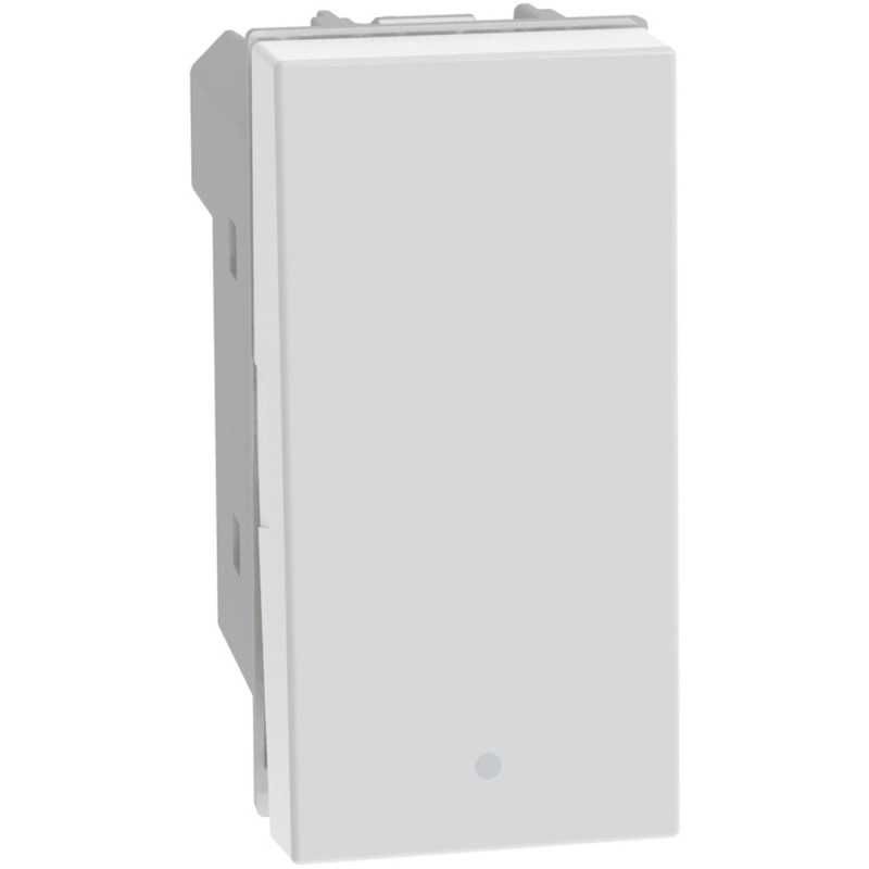 Deviatore Unipolare 1 modulo 10A White serie Bticino MatixGo JW4003