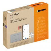 Starter kit Grigio per gestione tapparelle e lampada serie MatixGo BTICINO JG1010KIT