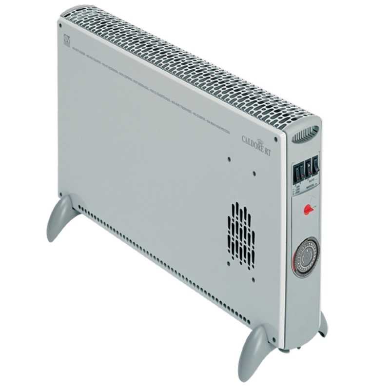 Termoventilatore mobile a 3 velocità programmabile 2kW con termostato Caldore RT VORTICE 0000070221