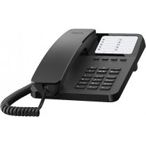 Telefono fisso da parete o tavolo Nero con filo Desk 400 Black GIGASET 531812130