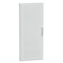 Porta trasparente con bordo Bianco e maniglia 1380x600x33mm per quadri serie PrismaSeT G SCHNEIDER LVS08232