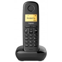Telefono cordless Nero Gigaset A170 con display retroilluminato GIGASET 531812111