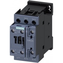 Contattore di potenza a 3 poli 9A 24Vac 1NO+1NC Siemens 3RT20231AB00