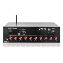 Amplificatore 60W 100V FM+WIFI+USB+BT+K Nero Vivaldi MA5060BTK