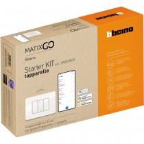 Starter kit per gestione tapparelle e lampada Bianco serie MatixGo BTICINO JW1010KIT
