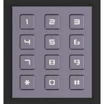 Modulo tastiera per postazione esterna IP65 Hikvision DS-KD-KP