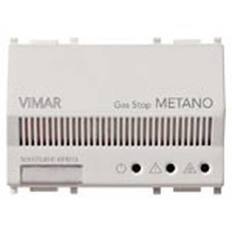 Rilevatore elettronico metano Vimar Plana 230V  bianco 14420