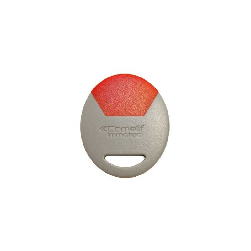 Badge di prossimita' standard Formato portachiavi Rosso Comelit SK9050R/A